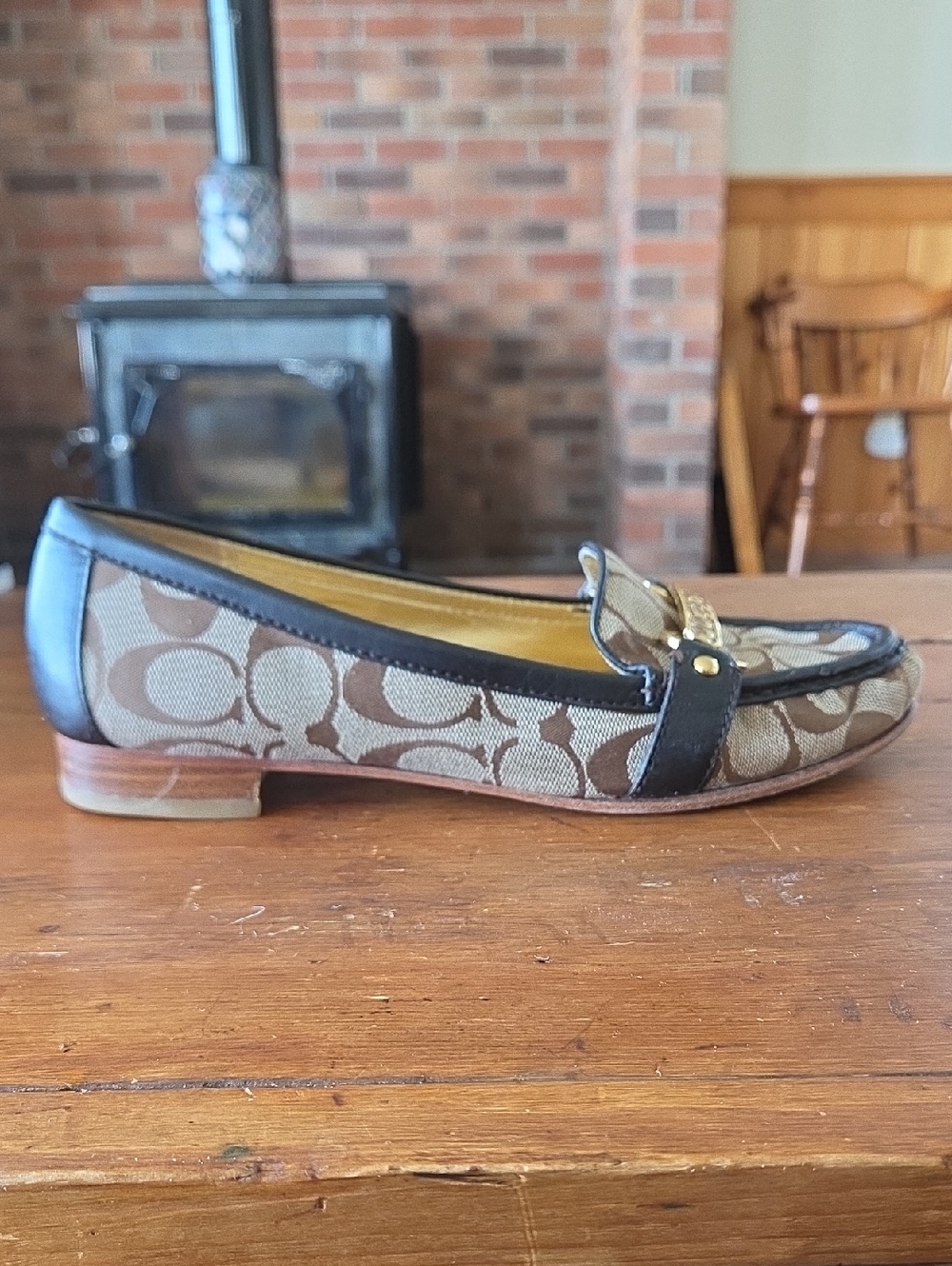 Coach Eileen Heeled Flats Size 7.5 - Picture 7 of 11